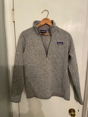 Patagonia better sweater size M womens Heather Gray Fleece Pullover